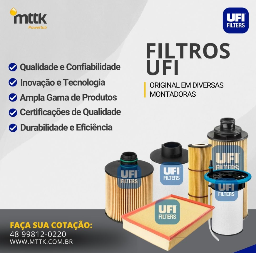 Qualidade e desempenho garantidos com os filtros UFI