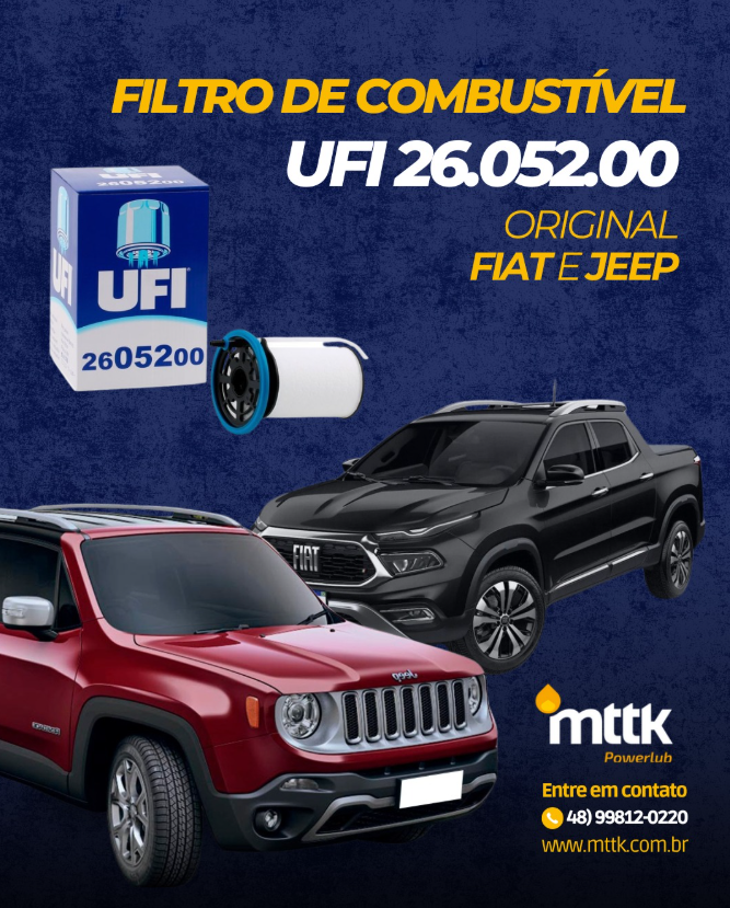 👨‍🔧 Filtro de Combustível UFI 26.052.00