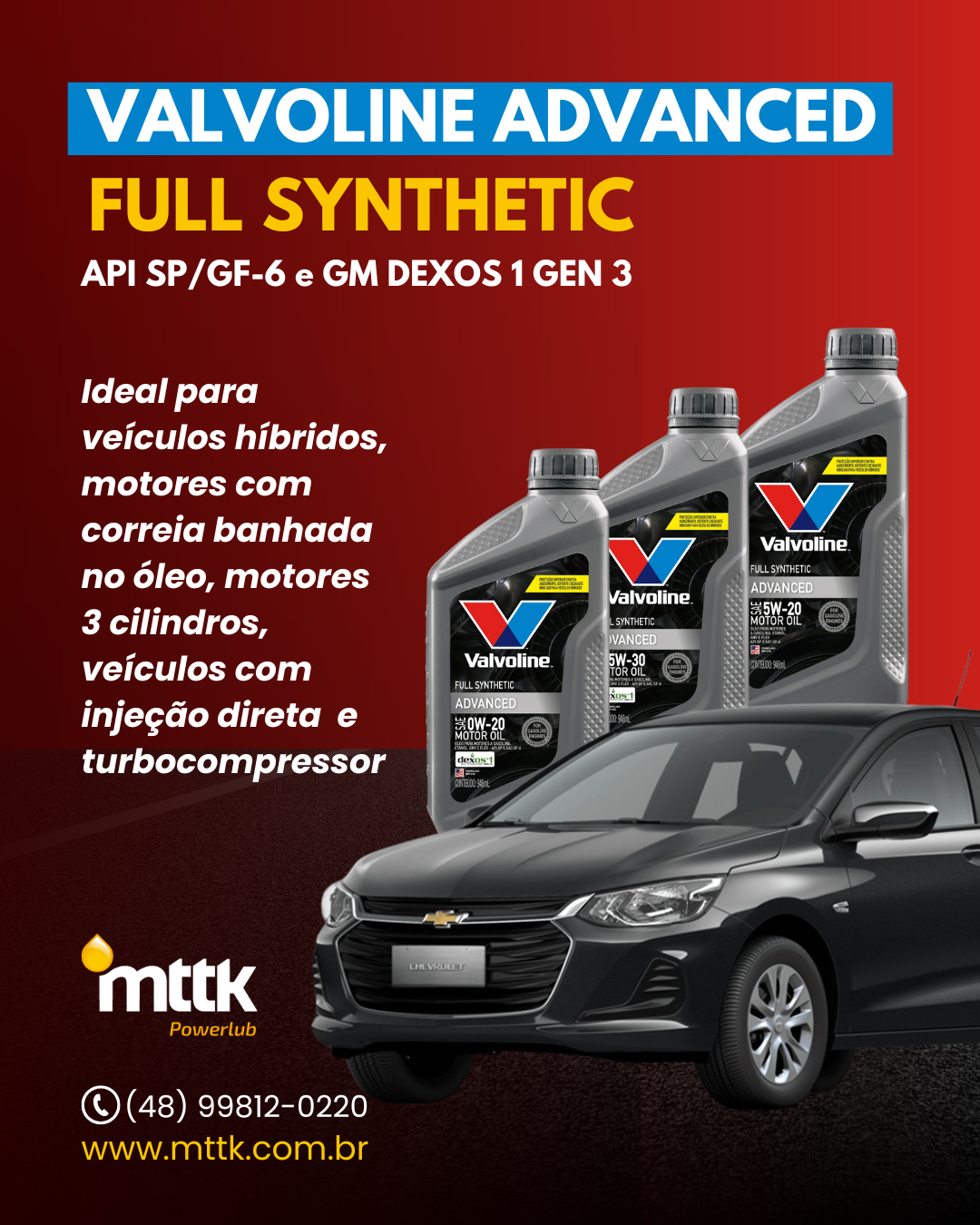 Linha Advanced Full Synthetic